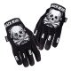 Manusi moto W-TEC Black Heart Web Skull, Negru