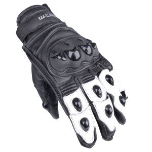 Manusi moto unisex W-TEC Radoon - Negru/Alb Manusi moto unisex W-TEC Radoon - Negru/Alb