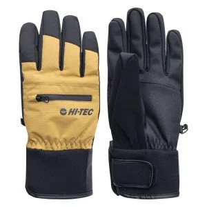 Manusi de schi pentru barbati HI-TEC Vogan - Negru-Bej Manusi de schi pentru barbati HI-TEC Vogan - Negru-Bej