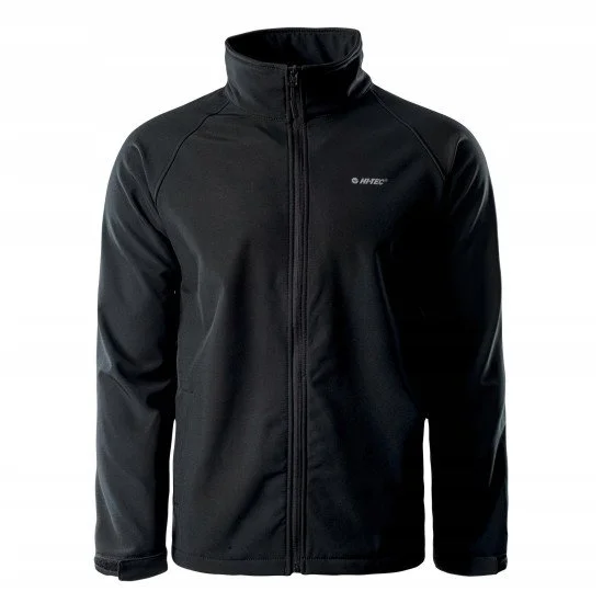Geacă softshell HI-TEC Derai pentru bărbați - Negru
