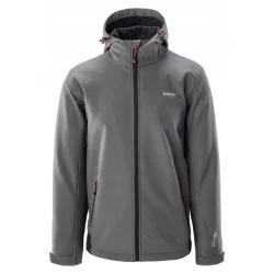 Geacă softshell HI-TEC Noxon pentru bărbați - Gri-Negru