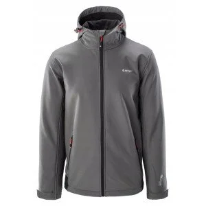 Geacă softshell HI-TEC Noxon pentru bărbați - Gri-Negru Geacă softshell HI-TEC Noxon pentru bărbați - Gri-Negru