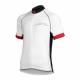 Tricou ciclism cu fermoar intreg BIZIONI MD21, Alb Tricou ciclism cu fermoar intreg BIZIONI MD21, Alb
