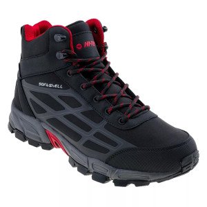 Ghete de turism pentru barbati HI-TEC Mitoko Mid WP, Negru/Rosu Ghete de turism pentru barbati HI-TEC Mitoko Mid WP, Negru/Rosu