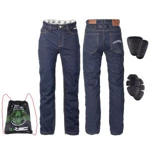 Blugi moto pentru barbati W-TEC Resoluto, Albastru Blugi moto pentru barbati W-TEC Resoluto, Albastru
