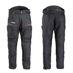 Pantaloni moto pentru femei W-TEC Propant Lady, Negru/Roz