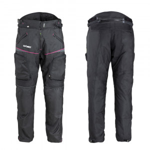 Pantaloni moto pentru femei W-TEC Propant Lady, Negru/Roz Pantaloni moto pentru femei W-TEC Propant Lady, Negru/Roz