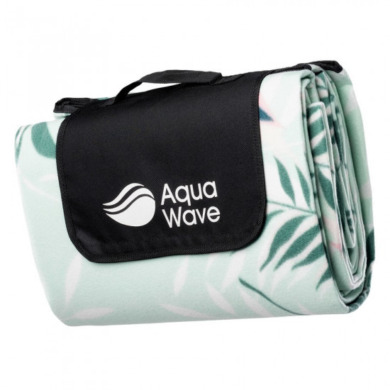 Patura de camping AQUAWAVE Salva Dusty Aqua, 200x200 cm