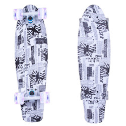 Penny board WORKER Engly Pro 27” cu roti iluminate