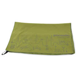 Prosop de camping PINGUIN Micro Towel Map XL, Verde
