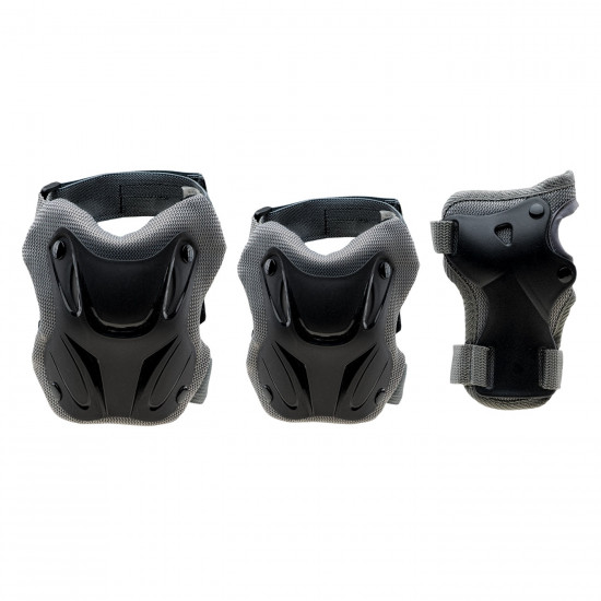 Set de protectii pentru adulti COOLSLIDE Proguard, Negru/Gri Set de protectii pentru adulti COOLSLIDE Proguard, Negru/Gri