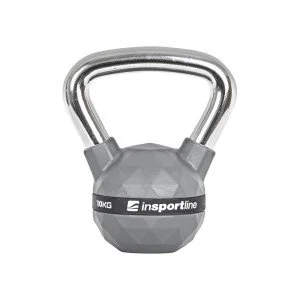 Kettlebell cromata inSPORTline PU 10 kg Kettlebell cromata inSPORTline PU 10 kg