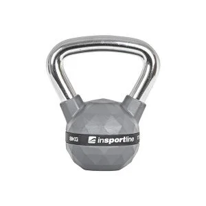 Kettlebell cromata inSPORTline PU 8 kg Kettlebell cromata inSPORTline PU 8 kg