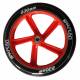 Roata de rezerva pentru trotineta SPARTAN, 230 mm, Rosu/Negru Roata de rezerva pentru trotineta SPARTAN, 230 mm, Rosu/Negru
