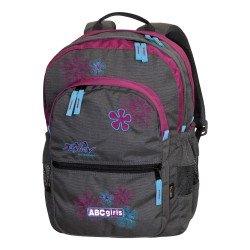 Rucsac pentru scoala ТАSHЕV ABC Girls - Gri/Violet Rucsac pentru scoala ТАSHЕV ABC Girls - Gri/Violet