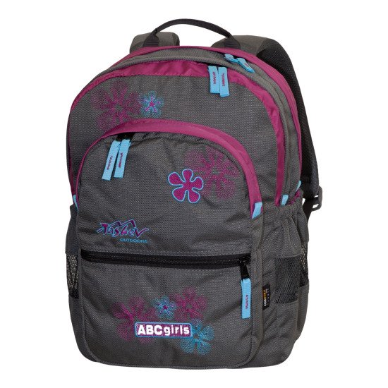 Rucsac pentru scoala ТАSHЕV ABC Girls - Gri/Violet