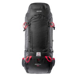 Rucsac pentru turism HI-TEC Rock 65 l, Negru/Rosu