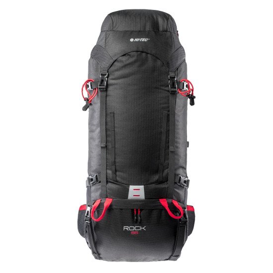 Rucsac pentru turism HI-TEC Rock 65 l, Negru/Rosu Rucsac pentru turism HI-TEC Rock 65 l, Negru/Rosu