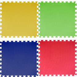 Saltea monostrat MAXIMA EVA 120 x120 cm, Rosu/Galben/Albastru/Verde