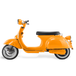 Scuter electric MOTORETTA D1 PLUS 2000 W - Portocaliu