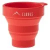 Cana pliabila ELBRUS Foldcup 130 ml, Rosu
