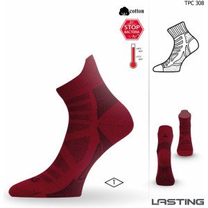 Sosete termo scurte LASTING TPC, Rosu Sosete termo scurte LASTING TPC, Rosu