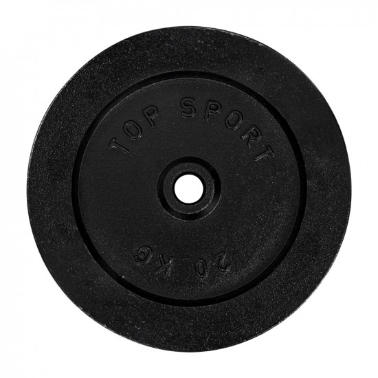 Disc greutate din fonta TOP SPORT Castyr 20 kg Disc greutate din fonta TOP SPORT Castyr 20 kg