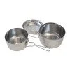 Vase de gatit din otel YATE Basic, 3 piese Vase de gatit din otel YATE Basic, 3 piese