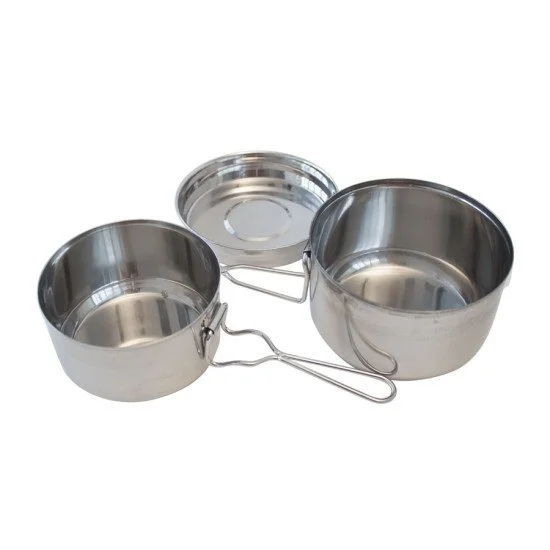 Vase de gatit din otel YATE Basic, 3 piese Vase de gatit din otel YATE Basic, 3 piese