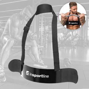 Centura pentru biceps inSPORTline Bicipi / Negru Centura pentru biceps inSPORTline Bicipi / Negru