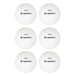 Mingi pentru tenis de masa inSPORTline Elisenda S2** Alb, 6 buc/set Mingi pentru tenis de masa inSPORTline Elisenda S2** Alb, 6 buc/set