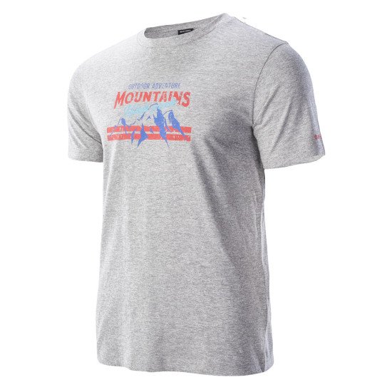 Tricou sport pentru barbati HI-TEC Donyr, Gri/Melange Tricou sport pentru barbati HI-TEC Donyr, Gri/Melange