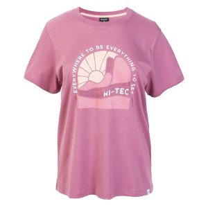 Tricou dama din bumbac HI-TEC Lady Elina - Bordeaux Tricou dama din bumbac HI-TEC Lady Elina - Bordeaux