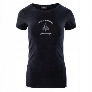 Tricou pentru femei HI-TEC Lady Rone, Negru Tricou pentru femei HI-TEC Lady Rone, Negru