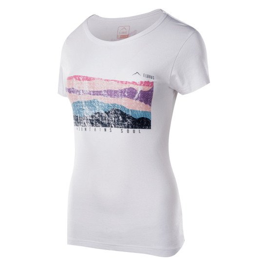 Tricou casual pentru femei ELBRUS Ukaja III, Alb