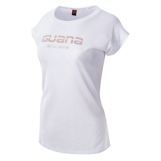 Tricou sport pentru femei IGUANA Nuka W, Alb