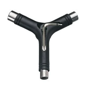 Cheie universala pentru skateboard WORKER, Negru Cheie universala pentru skateboard WORKER, Negru