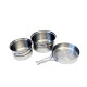 Vase de gatit din otel YATE Trapper, 3 piese Vase de gatit din otel YATE Trapper, 3 piese