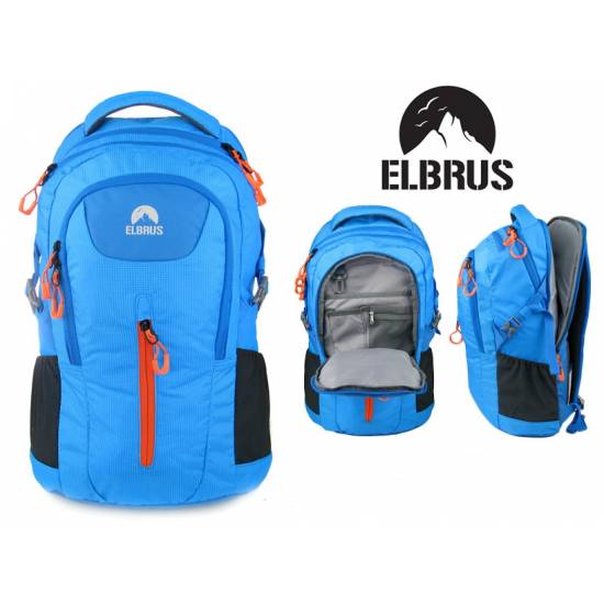 Rucsac ELBRUS Zerocity 25, Albastru / Portocaliu