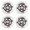 Set roti pentru role WORKER 80 mm cu rulmenti ABEC-7 chrome