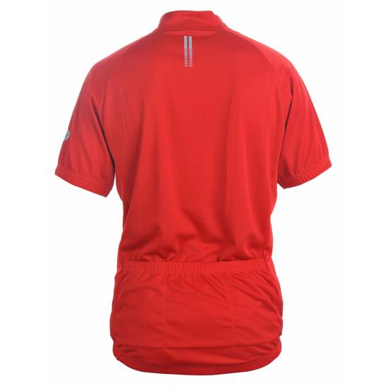 Tricou ciclism barbati HI-TEC Fabi, Rosu