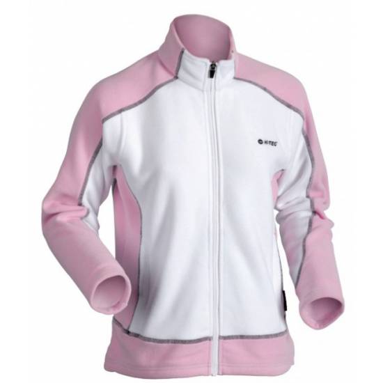 Jacheta Fleece HI-TEC Niana Wos, Alb Jacheta Fleece HI-TEC Niana Wos, Alb