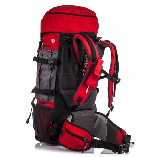 Rucsac HI-TEC Aimar 65l, Rosu/Gri