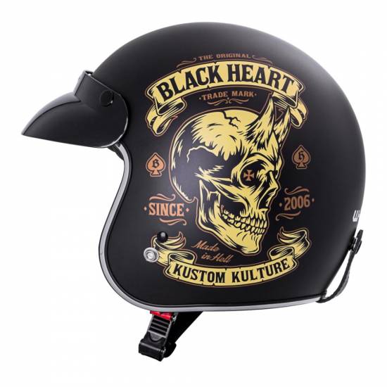 Casca Moto W-TEC V541 Black Heart, Devil