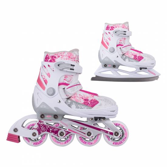 Patine role reglabile 2-in-1 WORKER Pinkola