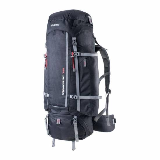 Rucsac HI-TEC Traverse 75 l, Negru