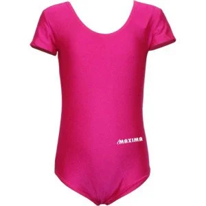Costum gimnastica cu maneci scurte MAXIMA Costum gimnastica cu maneci scurte MAXIMA