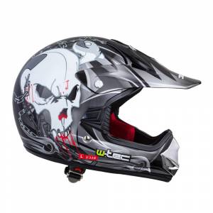Casca W-TEC V310 Junior negru cu craniu Casca W-TEC V310 Junior negru cu craniu