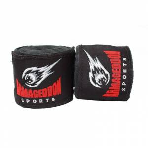 Bandaj de box ARMAGEDDON SPORTS 4.5m, Negru Bandaj de box ARMAGEDDON SPORTS 4.5m, Negru