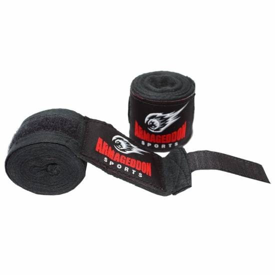 Bandaj de box 3 M Negru ARMAGEDDON SPORTS